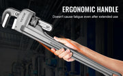 Load image into Gallery viewer, Amocart Pipe Wrench Aluminum Straight Pipe Wrench Adjustable Plumbing Wrench High Strength Jaw & Ergonomic Handle Automotive