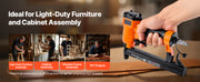 Load image into Gallery viewer, Amocart 22Gauge Pneumatic Staple Gun for 71Series Fine Wire Staples 9.1mm Crown 4-16mm Length 70-110PSI Air Staple Gun for Wood