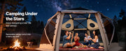 Bild in Galerie-Viewer laden, Amocart Pop up Gazebo Screen Tent Camping Canopy Tent w/ Removable Top&Carry Bag Quick-Set&Bite-Proof Screen House Sun Shelter