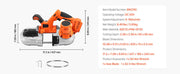 Load image into Gallery viewer, Amocart 20V Portable Band Saw 2.5-In/5-In Deep Cut 360W Bandsaw 0-120/192 m/min Variable Speed with Brushless Motor Hang Hooks