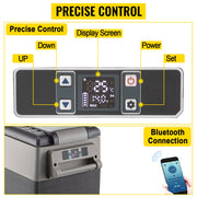 Load image into Gallery viewer, SucceBuy 20L 22L 35L 45L 55L Car Refrigerator Mini Fridge Freezer Portable Compressor Cooler DC 110-240V Ice Box for Camping