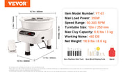 Bild in Galerie-Viewer laden, Amocart Pottery Wheel 11inch Pottery Forming Machine Direct Drive Ceramic Wheel 450W Electric Wheel for Pottery with Foot Pedal