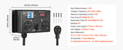 Load image into Gallery viewer, Amocart Manual EV Charging Switch for Dryer & EV 24A Max 240V with Circuit Breaker Real-Time Display Hand-Operated Selector ETL