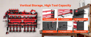 Load image into Gallery viewer, Amocart 4-Layer Hand Power Tool Organizer Rack Wall Mounted Pegboards Electric Drill Storage Holder for Garage Workshop