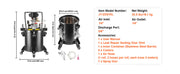 Load image into Gallery viewer, Amocart 10L/15L/20L/30L Spray Paint Pressure Pot Stirring Pot Tank Adjustale Pressure Pressure Pot Paint Tank Spray Gun
