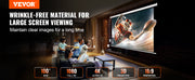 Bild in Galerie-Viewer laden, Amocart Electric Motorized Projector Screen 100in16:9 4K 1080 HD Wall Mount Movie Screen for Family Home Office Movie Theater