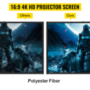 Load image into Gallery viewer, Amocart 60 70 80 90 100 110 in Tripod Projector Screen W/ Stand 16:9 4K HD Portable Home Cinema for Indoor & Outdoor Projection