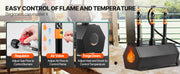 Load image into Gallery viewer, Amocart Portable Propane Forge 3 Burners, 2600℉ Tool and Knife Making Cold-Rolled Steel Gas Forging Tools Use for Metal Forging