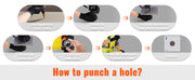 Load image into Gallery viewer, SucceBuy 15Ton Hydraulic Knockout Punch Driver Kit 1/2"-4" 10 Dies Carbon Steel Sheet Hole Opener Repair Tool Manuel Hole Digger