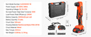 Bild in Galerie-Viewer laden, Amocart Right Angle Drill 3/8Inch Chuck 90 Degree Cordless Right Angle Drill with Brushless Motor Battery Charger and Belt Clip