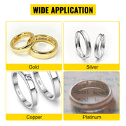 Bild in Galerie-Viewer laden, Amocart Inside Ring Engraver Stamper w/Two Face Standard Letter Block Dial Plotter Gold Silver Jewelry Making Engraving Machine