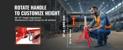 Load image into Gallery viewer, SucceBuy Pipe Holding Stand with Roller Head V-Head Folding Tripod Jack 12 inch Capacity Pipe working Supporting Clamped Tool