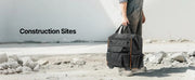 Load image into Gallery viewer, Amocart 110Lbs Rolling Tool Bag 25 Pockets Roller Tool Bag on Wheels with Telescoping Handle Toolbag Organizers for Mechanic
