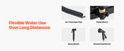Charger l'image dans la visionneuse de galerie, Amocart Roof Rack Water Tank Multi-Dispensing Outdoor Tank High-Capacity Aluminum Tank with Pressurization Port Fit for Trunk