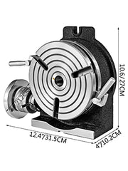 Bild in Galerie-Viewer laden, Amocart 8 Inch/200 MM Rotary Table 3-Slot or 4-Slot Horizontal Vertical MT-3 Rotary Table for Milling 360° Precision Working