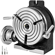 Bild in Galerie-Viewer laden, Amocart 8 Inch/200 MM Rotary Table 3-Slot or 4-Slot Horizontal Vertical MT-3 Rotary Table for Milling 360° Precision Working