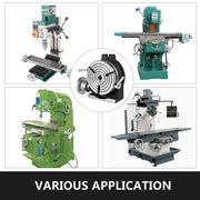 Bild in Galerie-Viewer laden, Amocart 8 Inch/200 MM Rotary Table 3-Slot or 4-Slot Horizontal Vertical MT-3 Rotary Table for Milling 360° Precision Working