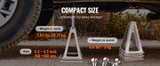 Load image into Gallery viewer, SucceBuy 4 Pack RV Stabilizer Jack 6000 Lbs Aluminum RV Leveling Jack Stack Jacks for RV Travel Trailer Camper Single Screw Jack