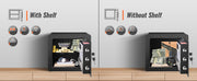 Bild in Galerie-Viewer laden, Amocart 1.2/0.5 Cubbic Fit Electronic Safe Deposit Safe Box W/ Digital Access & Override Keys for Money Gun Jewelry Document