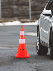 Bild in Galerie-Viewer laden, Amocart Tools Safety Cones 12"x28" High Visibility PVC Orange Traffic Cones with Heavy-Duty Base Used for Traffic Road Control