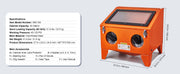 Load image into Gallery viewer, SucceBuy 25/40/60 Gallon Sandblasting Cabinet Portable Benchtop Sand Blaster with Blasting Gun Nozzles for Stain Rust Removal