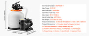 Load image into Gallery viewer, Amocart 12/14/16in FlashPure Sand Filter Pump with Timer for Above Ground Pool 0.5/0.75/1 HP 3000/3500/4400 GPH Media Installed