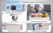 Load image into Gallery viewer, Amocart Commercial Frozen Refrigerator Sandwich Salad Prep Table 7.4Cu.Ft Food Prep Frost Free Refrigerator for Restaurant