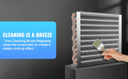 Load image into Gallery viewer, Amocart 28in 48in Undercounter Worktop Refrigerator Stainless Steel Refrigerated Food Prep Station Fan Cooling for Bar