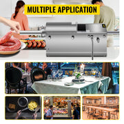 Load image into Gallery viewer, Amocart 3L Horizontal Sausage Stuffer Manual Sausage Maker Stainless Steel With 5 Filling Nozzles For Home & Commercial Use