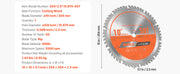 Load image into Gallery viewer, Amocart Circular Saw Blade 10in Diameter 80Sharp Alloy Teeth 5/8in Arbor Aluminum Cutting Blade forCircular Saw with Heat Vents