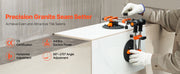 Bild in Galerie-Viewer laden, Amocart 2 Packs Seamless Granite Seam Setter 90°-120° Adjustable with 6 in Suction Cups Seam Joiner for Tile Joining & Leveling