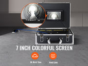 Load image into Gallery viewer, Amocart Sewer Camera 7" Screen Pipeline Inspection Camera w/ DVR Function Waterproof Camera w/12 Adjustable LEDs 16 GB SD Card