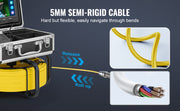 Load image into Gallery viewer, SucceBuy Sewer Camera 165 ft/50 m Self-Leveling Drain Inspection Camera with 9" 1080P HD Screen and 512Hz Locator for Duct Pipe