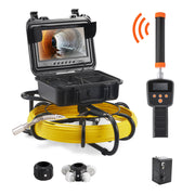 Load image into Gallery viewer, SucceBuy Sewer Camera with 512Hz Locator IP68 9" Pipeline Inspection Camera w/DVR Function w/12 Adjustable LED and 16 GB SD Card