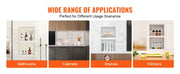Bild in Galerie-Viewer laden, SucceBuy Shower Niche Ready for Tile Shelf Organizer Corners Niche Recessed Sealed Protection Soap Storage for Shower Bathroom