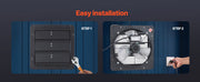 Load image into Gallery viewer, Amocart 10/12/14/18 inch Shutter Exhaust Fan Wall Mounted Attic Vent Fan with Variable Speed Controller AC Motor for Greenhouse