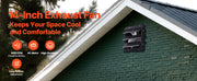 Load image into Gallery viewer, Amocart 10/12/14/18 inch Shutter Exhaust Fan Wall Mounted Attic Vent Fan with Variable Speed Controller AC Motor for Greenhouse