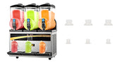 Load image into Gallery viewer, Amocart 45L Commercial CoSlushy Machine Intelligent LED Control Panel Drink Dispenser Juicer Beverage Granizing Smoothie Maker