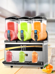 Load image into Gallery viewer, Amocart 45L Commercial CoSlushy Machine Intelligent LED Control Panel Drink Dispenser Juicer Beverage Granizing Smoothie Maker