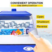 Bild in Galerie-Viewer laden, Amocart Commercial Ice Shaver Crusher 441LBS/H with 11LBS Hopper Electric Snow Cone Maker For Parties Events Snack Bar