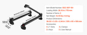 Load image into Gallery viewer, Amocart Ski & Snowboard Roof Rack Carry up to 6 Pairs of Skis or 4 Snowboards 2 PCS Aluminum Universal Car Roof Rack Top Holder