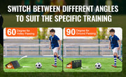 Load image into Gallery viewer, Amocart Soccer Rebounder Board Portable Soccer Wall with 2 Angles Rebound Foldable HDPE Kickback Rebound Board for Adults