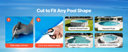Load image into Gallery viewer, Amocart Solar Pool Cover with Bubble & PE Material Daytime Heat Absorption Nighttime Heat Retention Heat Retaining Solars Cover