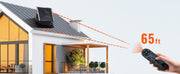 Load image into Gallery viewer, Amocart Solar Attic Fan 40W 1230 CFM Large Air Flow Solar Roof Vent Low Noise and Weatherproof with Smart Adapter for Home