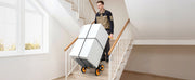 Bild in Galerie-Viewer laden, Amocart 440/770 lbs Folding Hand Truck Dolly with 6 Wheels & 2 Elastic Ropes Stair Climbing Cart for Shopping Moving Warehouse