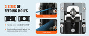 Load image into Gallery viewer, SucceBuy Electric Wire Stripping Machine 1.5-25mm Cable Stripper 180W 60ft/min 3 Feeding Holes Wire Peeler Scrap Copper Recycle