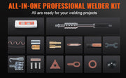 Charger l'image dans la visionneuse de galerie, Amocart Stud Welder Repair Kit 1.8KW Auto Body Spot Welding Dent Puller Machine with 7 Welding Modes for Car Truck Dent Repair