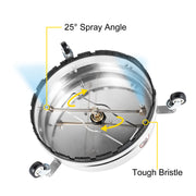Charger l'image dans la visionneuse de galerie, Amocart 16 18 Inch Surface Cleaner Twin Rotary Arm 4000PSI 1/4" QC Stainless Steel Pressure Washer Decks Surface Cleaning