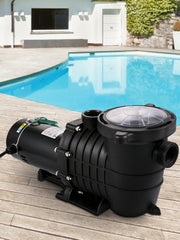 Bild in Galerie-Viewer laden, Amocart Swimming Pool Pump 110V/220V 5544GPH Powerful Self-priming for In/Above Ground Pool Water Circulation Strainer Basket