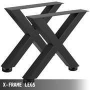 Load image into Gallery viewer, Amocart 2PCSMetal Table Legs Steel 2204LBS/1000KG Load X-Shape with Pre-Drilled Holes for Home Use Commercial Bar Hotel Office